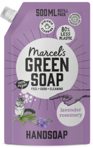 Marcel's Green Soap Handseife Lavendel & Rosmarin Nachfüllbeutel, 500 ml