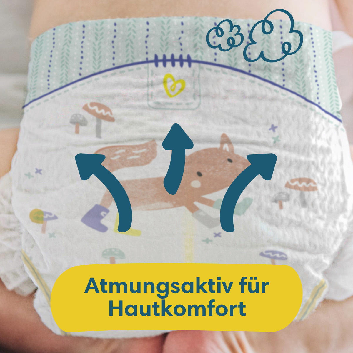 Bild 3 von Pampers premium protection Windeln Gr.4 (9-14kg) Monatsbox