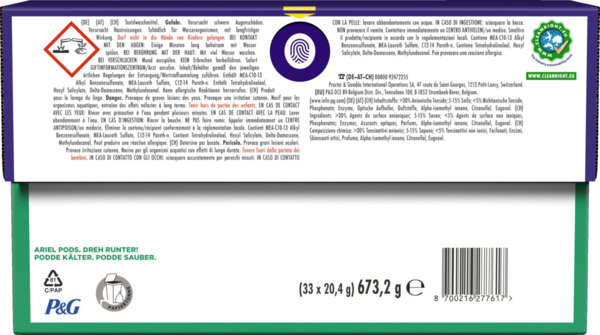 Bild 4 von Ariel All-in-1 Pods Flüssig Colorwaschmittel 33WL, 33 WL