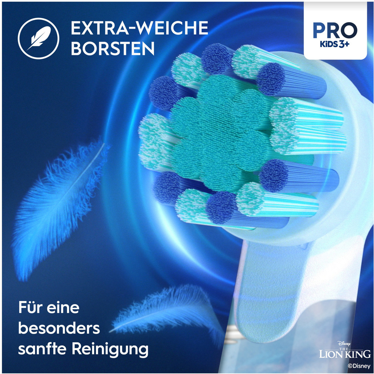 Bild 4 von Oral-B Aufsteckbürsten König der Löwen 4 St.