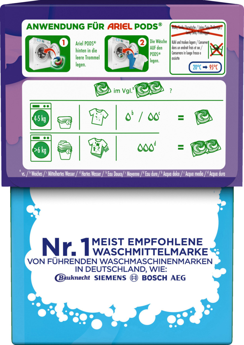Bild 3 von Ariel All-in-1 Pods Flüssig Colorwaschmittel 33WL, 33 WL