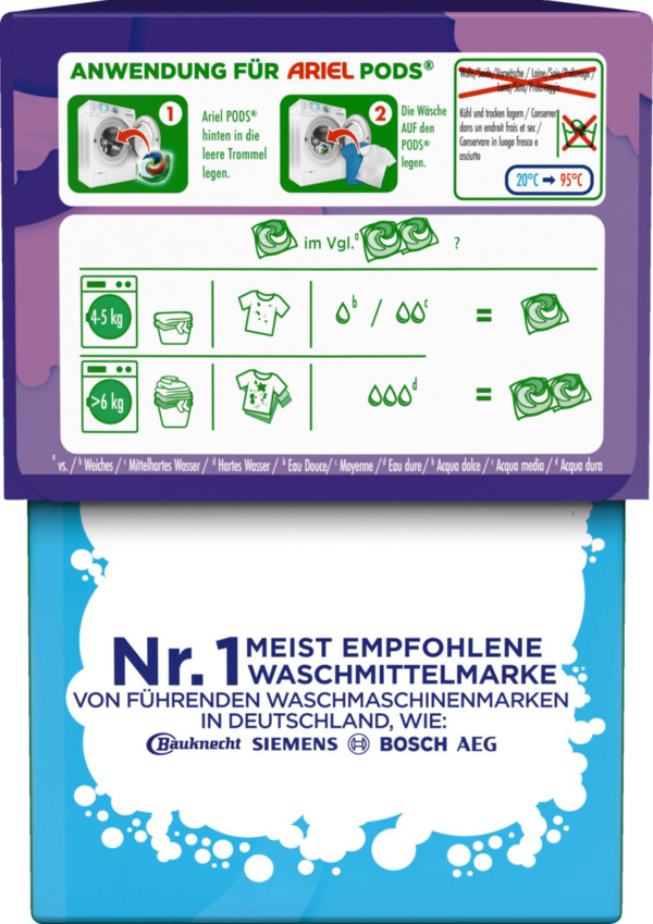 Bild 3 von Ariel All-in-1 Pods Flüssig Colorwaschmittel 33WL, 33 WL