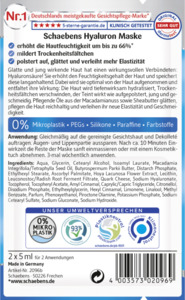 Schaebens Hyaluron Maske 10er Beutel, 100 ml