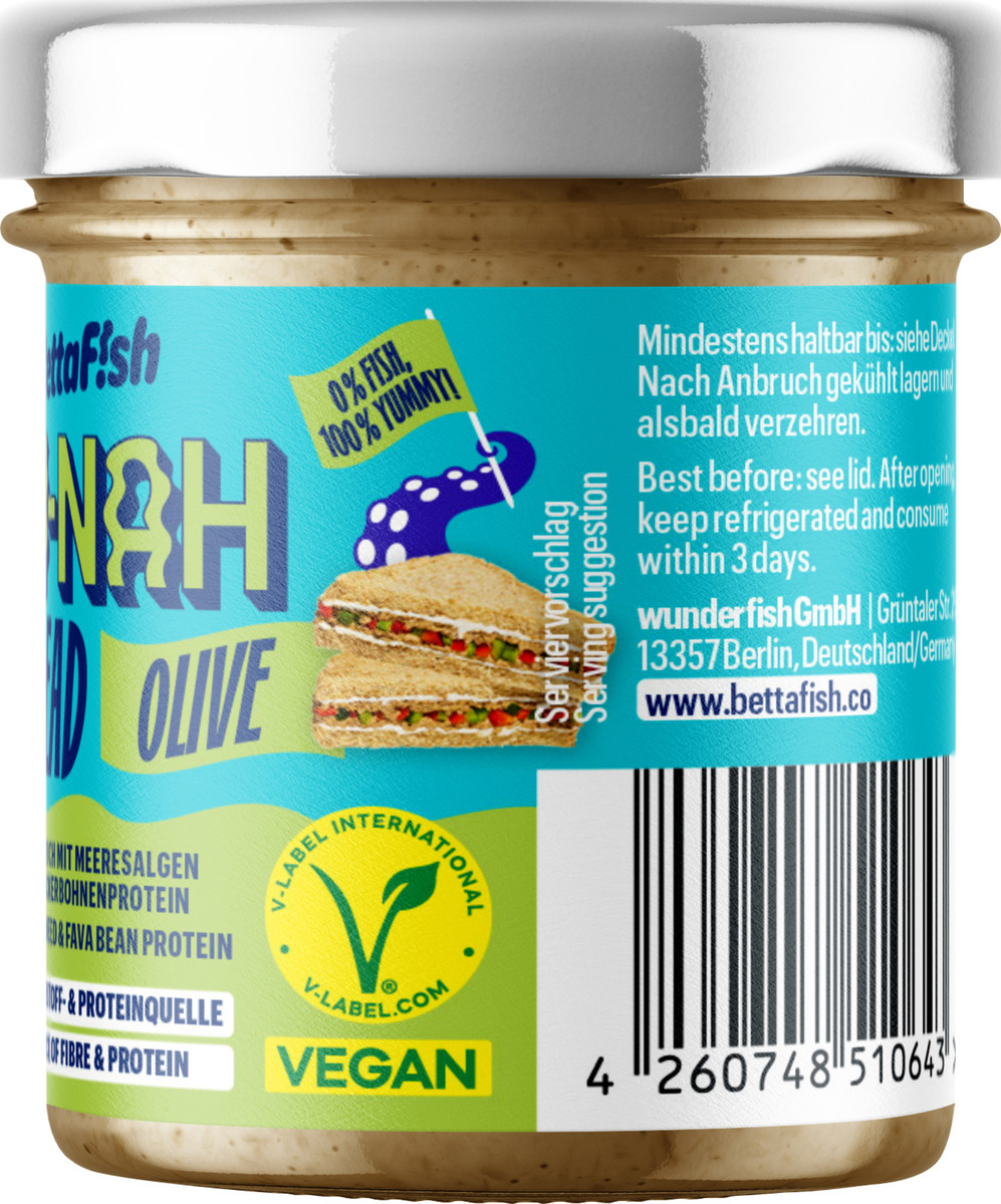 Bild 3 von BettaF!sh TU-NAH Aufstrich Olive, 130 g