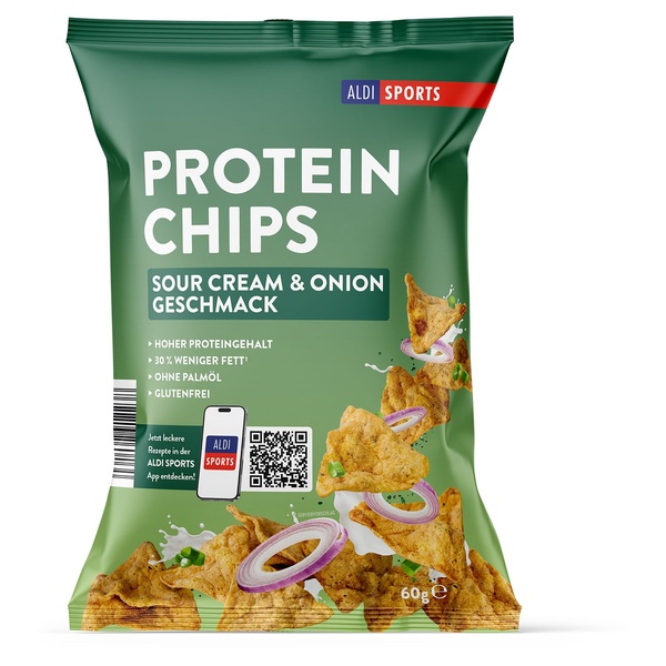 Bild 1 von ALDI SPORTS Protein Chips 60 g