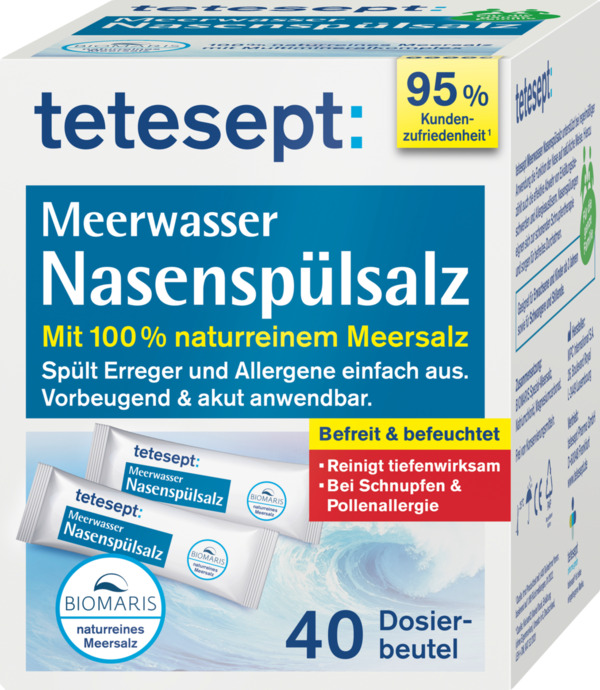 Bild 1 von tetesept Meerwasser Nasenspülsalz