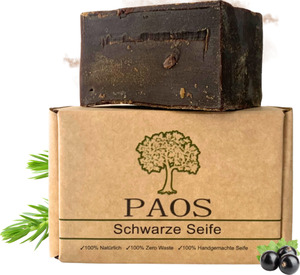 PAOS Schwarze Seife, 130 g