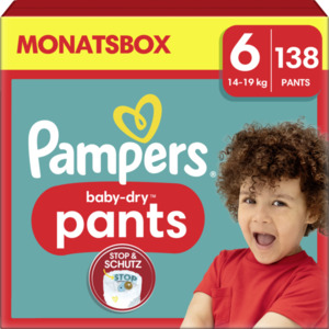 Pampers Baby Dry Pants Gr.6 (14-19kg) Monatsbox