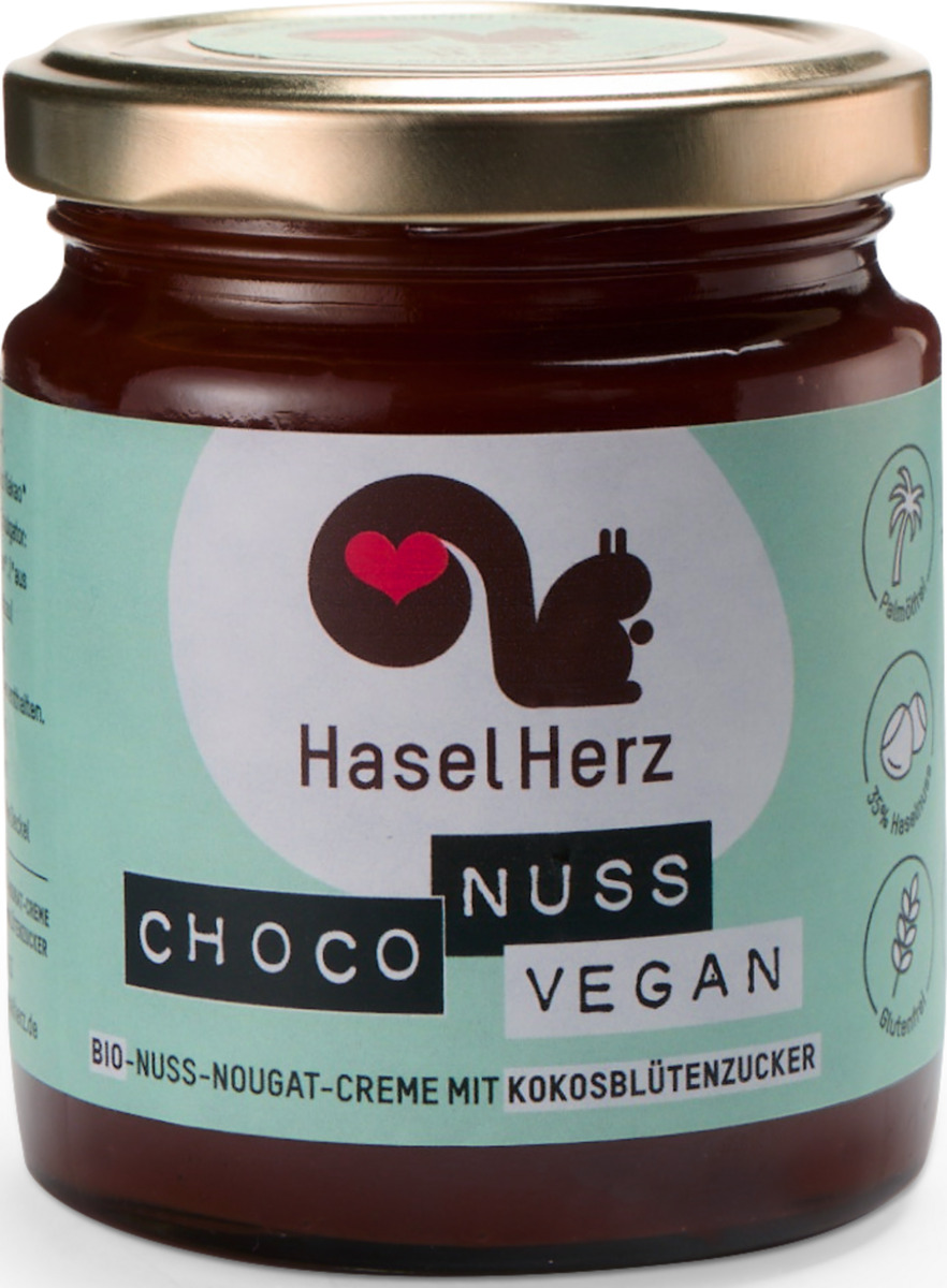 Bild 1 von HaselHerz Bio Choco Nuss Vegan, 220 g