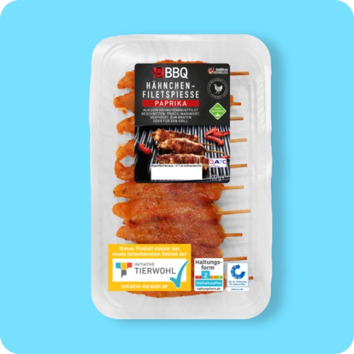 Bild 1 von BBQ Hähnchen-Filetspieße, Paprika oder Kräuter