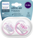 Bild 1 von PHILIPS AVENT ultra air Schnuller Schmetterling & Mama 0-6 Monate