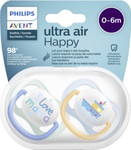 PHILIPS AVENT ultra air Schnuller Boot & Mama 0-6 Monate