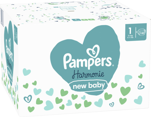 Bild 1 von Pampers Harmonie Windeln Gr.1 (2-5 kg) Monatsbox