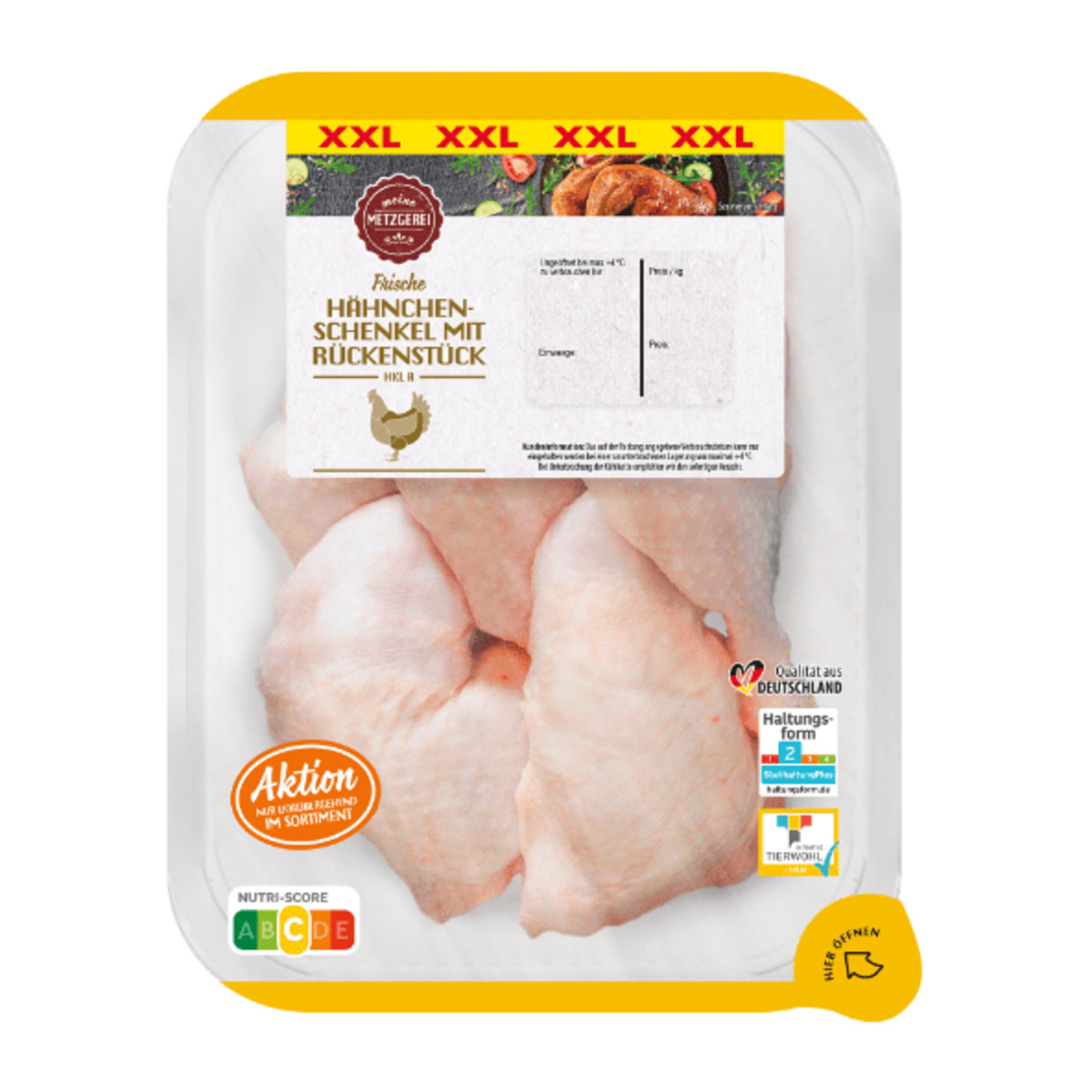 Bild 2 von MEINE METZGEREI Hähnchenschenkel mit Rückenstück XXL 2kg