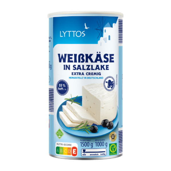 Bild 1 von LYTTOS Weißkäse in Salzlake XXL 1,5kg