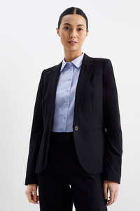 C&A Business-Blazer-tailliert-Mix & Match, Blau, Größe: 50