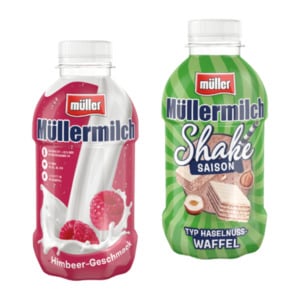 MÜLLER Müllermilch Haselnuss-Waffel 400ml