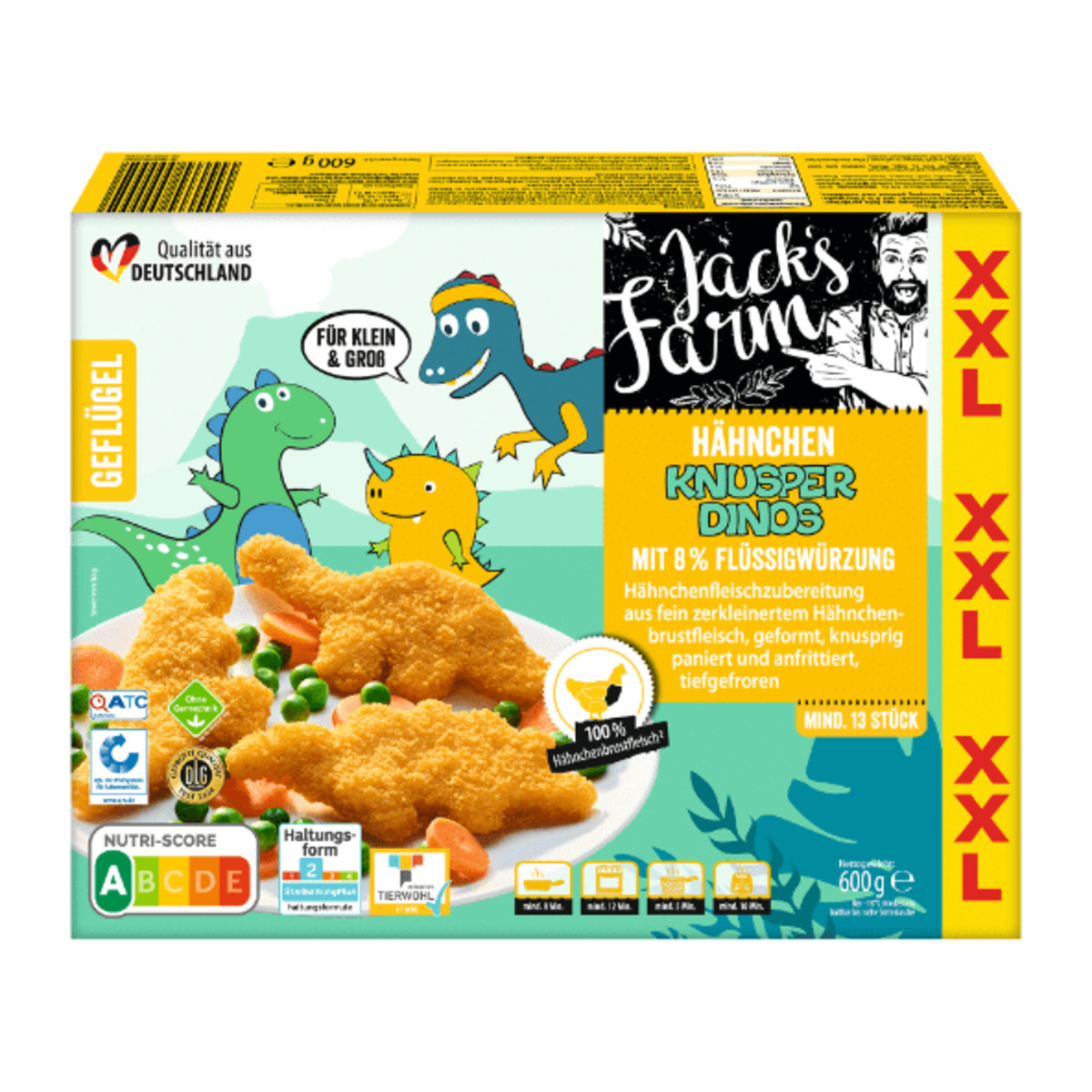 Bild 1 von JACK’S FARM Knusperdinos XXL 600g