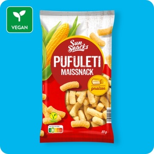 SUN SNACKS Pufuleti, 2 für 1 €