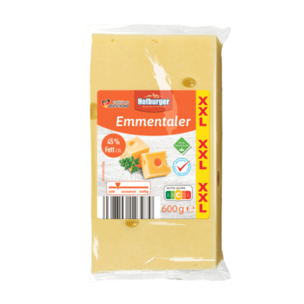 Bild 1 von HOFBURGER Emmentaler XXL 600g