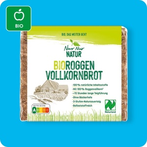 NUR NUR NATUR Bio-Roggen-Vollkornbrot, Naturland-zertifiziert