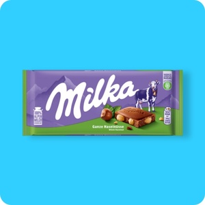 MILKA Schokolade, versch. Sorten