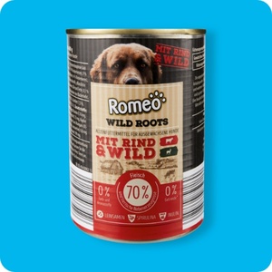 ROMEO WILD ROOTS Hundenassfutter, versch. Sorten