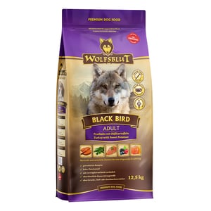 Wolfsblut Black Bird Adult Truthahn mit Süßkartoffel Hundefutter 12,5 kg