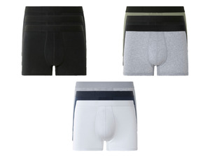 LIVERGY® Herren Boxer, 3 Stück, mit hohem Baumwollanteil