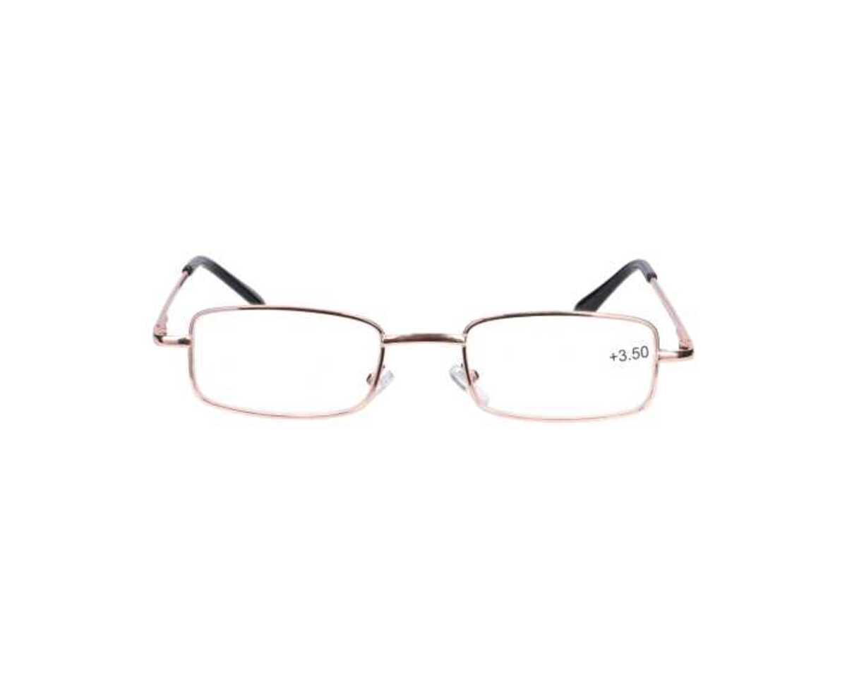 Bild 1 von Star Optic Lesehilfe MD6 aus Metall +3,5 Dioptrien gold glänzend