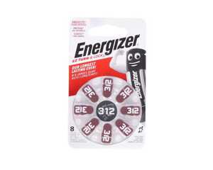 Energizer Batterien A312 für Hörgeräte 8er