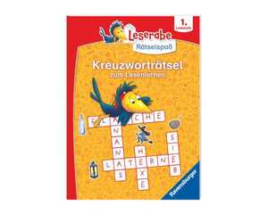 Ravensburger Leserabe Rätselspaß - Kreuzworträtsel zum Lesenlernen - 1. Lesestufe für Leseanfänger