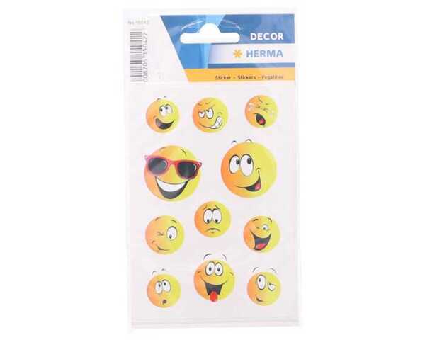 Bild 1 von Herma Sticker Happy Face 3 Blatt