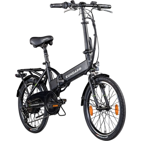 Bild 1 von Zündapp Z101 20 Zoll Elektro Klapprad für Erwachsene 150 - 180 cm 6 Gang E Klappfahrrad E Bike Faltrad Pedelec StVZO