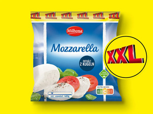 Milbona Mozzarella XXL,  250 g