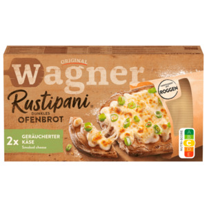 Original Wagner Rustipani Dunkles Ofenbrot Geräucherter Käse 175g