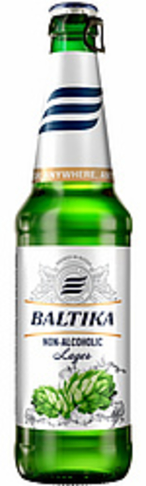 Bild 1 von Alkoholfrei Lagerbier "Baltika" Nr.0, 0,5% vol.