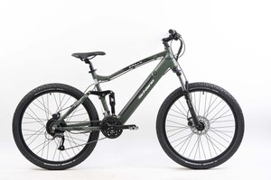 Schiano E-MTB Fully 27 Zoll RH 48cm 24-Gang khaki matt