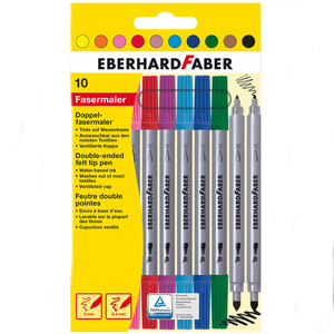 Eberhard Faber Doppelfasermaler 10er-Etui