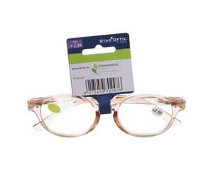 Star Optic Lesehilfe MD1 aus Kunststoff +2,5 Dioptrien beige