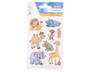 Herma Decor-Sticker Zootiere 3 Blatt