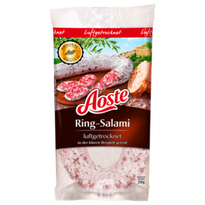 Aoste Luftgetrocknete Ringsalami 250g