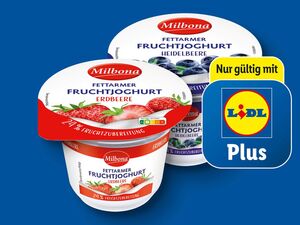 Milbona Fettarmer Fruchtjoghurt