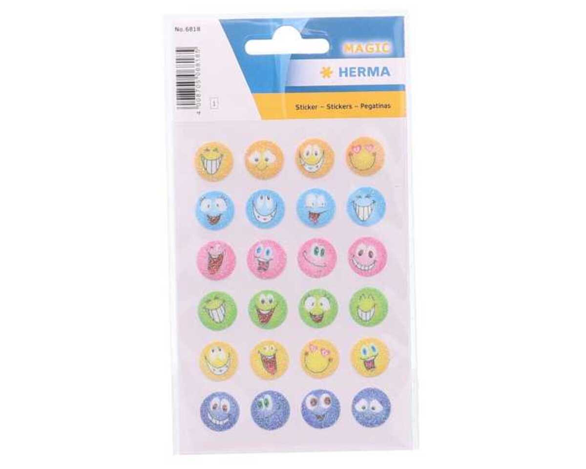 Bild 1 von Herma Magic Sticker Smilies beglimmert 1 Blatt