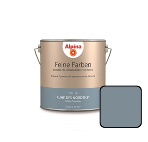 Alpina Feine Farben No. 14 Ruhe des Nordens 2,5 L stilles graublau edelmatt