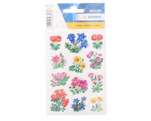 Herma Sticker Gebirgsblumen 36 Sticker auf 3 Blatt