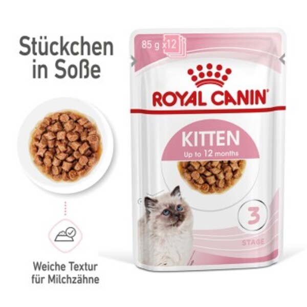 Bild 1 von ROYAL CANIN Kitten in Soße 12x85 g