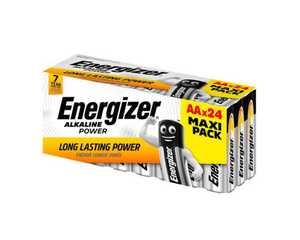 Energizer Batterie Alkaline, 24er Box, AA/R6