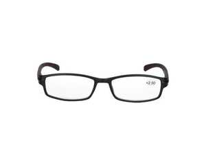 Star Optic Lesehilfe MD8 aus Kunststoff +2,5 Dioptrien schwarz/braun matt