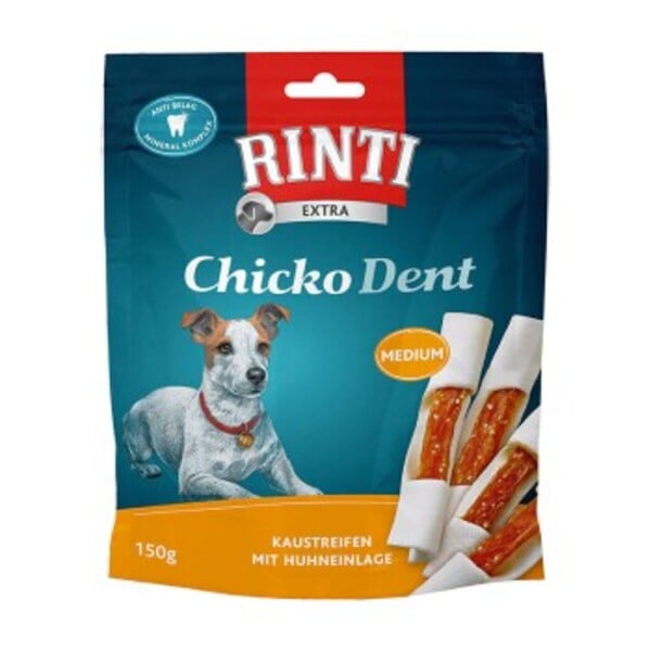 Bild 1 von RINTI Chicko Dent Huhn Medium 6Stk 150g